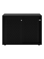 Bisley Black Glide Cabinet with Sliding Door Medium Wide - Image 2 of 3
