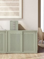 Bisley Green Glide Cabinet with Sliding Door Medium Wide - Image 1 of 3