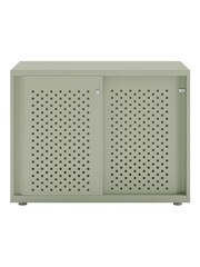 Bisley Green Glide Cabinet with Sliding Door Medium Wide - Image 2 of 3