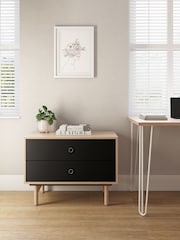 Bisley Black Bridge Small Sideboard - Image 1 of 3