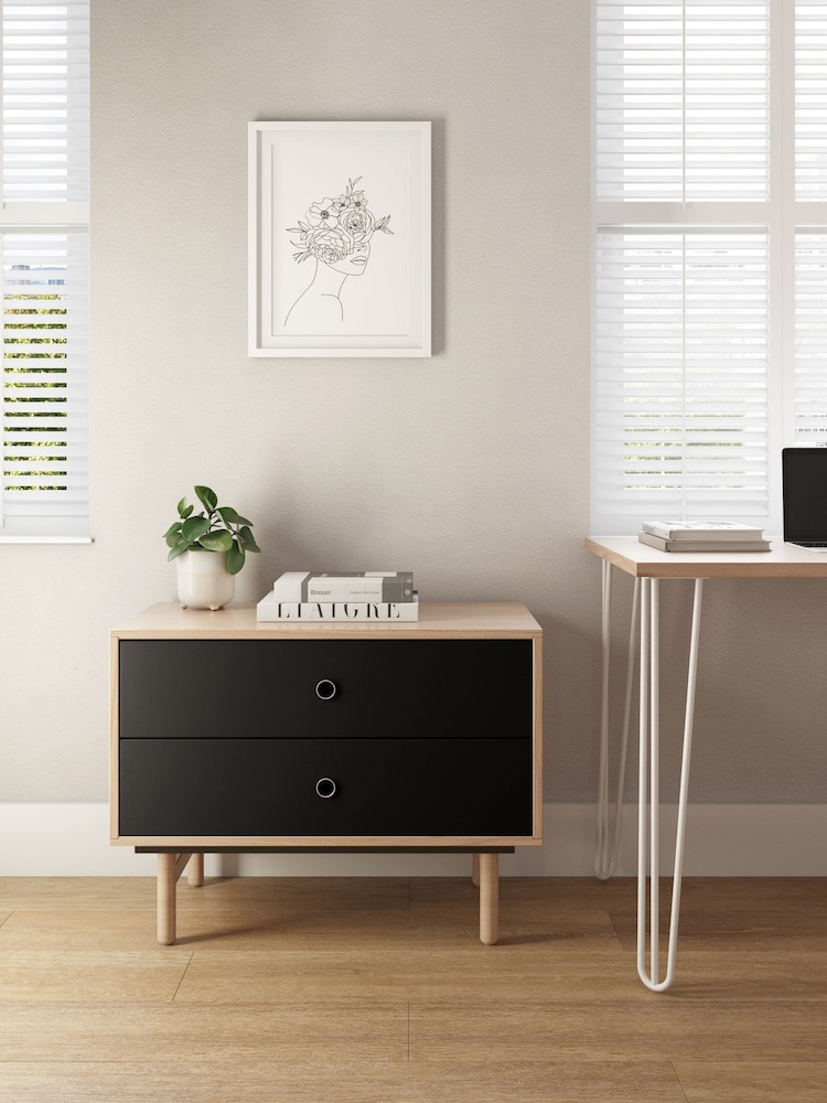 Bisley Black Bridge Small Sideboard - Image 1 of 3