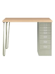 Bisley Green MultiDesk With Filing Standard Cabinet - Image 2 of 2