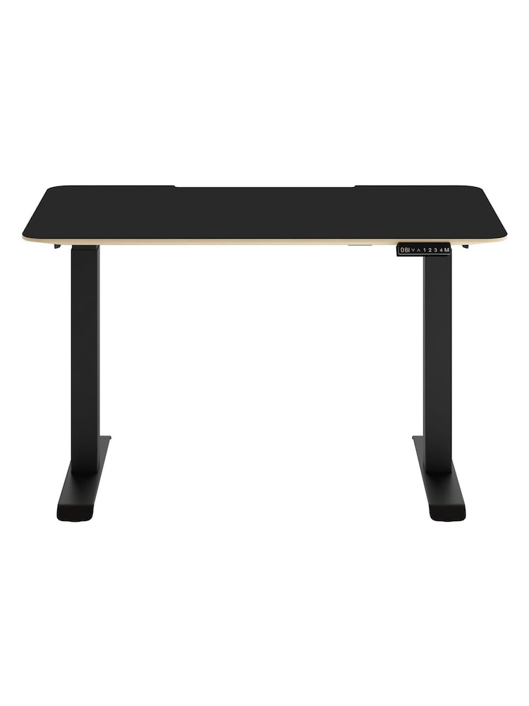 Bisley Black Adjustable Height Desk With Perfect Sense Large Desktop - Image 2 of 3