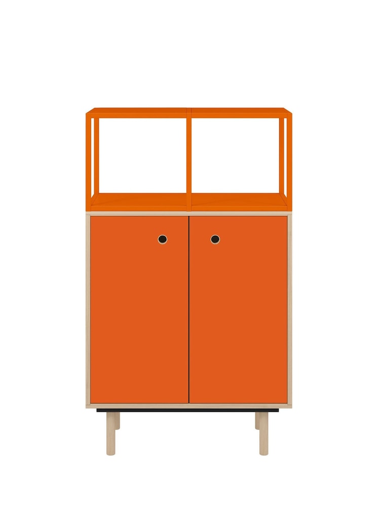 Bisley Orange Bridge Tall Sideboard - Image 2 of 3