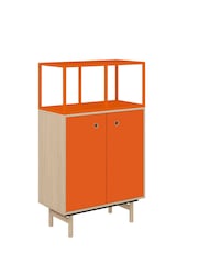 Bisley Orange Bridge Tall Sideboard - Image 3 of 3