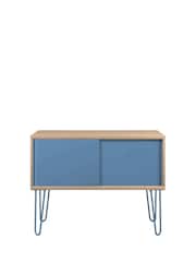 Bisley Blue MultiSideboard With Sliding Door - Image 2 of 3