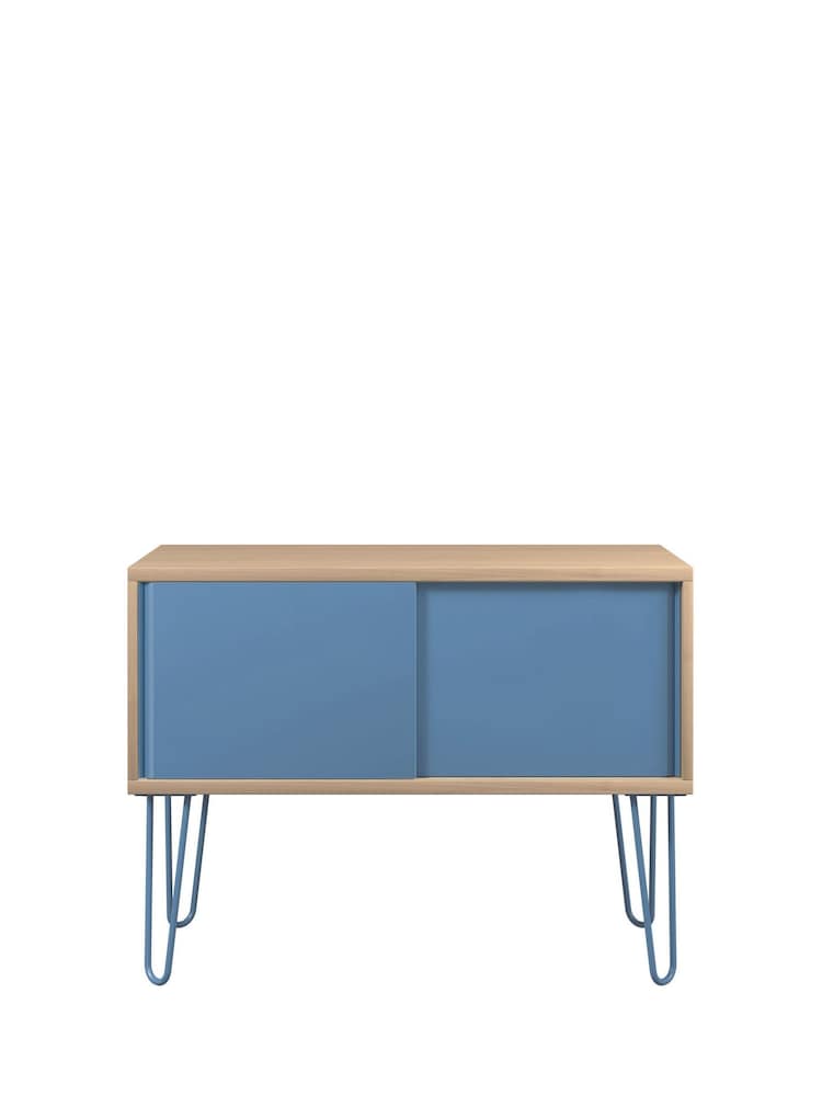Bisley Blue MultiSideboard With Sliding Door - Image 2 of 3