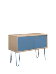 Bisley Blue MultiSideboard With Sliding Door - Image 3 of 3