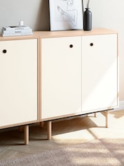 Bisley Traffic White Bridge Large Sideboard - Image 1 of 3
