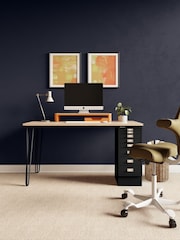 Bisley Black MultiDesk With Filing Large Cabinet - Image 1 of 3