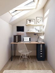 Bisley Black MultiDesk With Filing Large Cabinet - Image 2 of 3