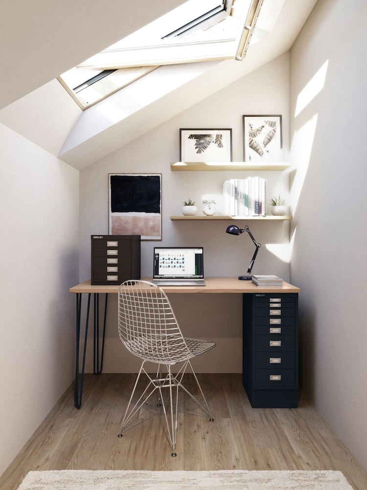 Bisley Black MultiDesk With Filing Large Cabinet - Image 2 of 3