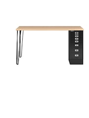 Bisley Black MultiDesk With Filing Large Cabinet - Image 3 of 3