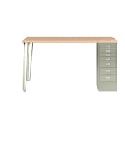 Bisley Green MultiDesk With Filing Large Cabinet - Image 3 of 3