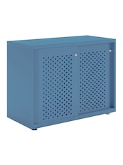 Bisley Blue Glide Cabinet with Sliding Door Medium Wide - Image 3 of 3