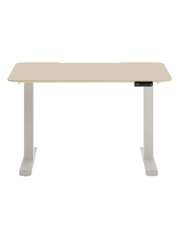 Bisley Grey Adjustable Height Desk With Perfect Sense Large Desktop - Image 2 of 3