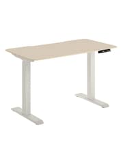 Bisley Grey Adjustable Height Desk With Perfect Sense Large Desktop - Image 3 of 3