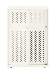 Bisley White Glide Cabinet with Sliding Door Large Wide - Image 2 of 3