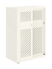Bisley White Glide Cabinet with Sliding Door Large Wide - Image 3 of 3