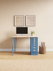 Bisley Blue MultiDesk With Filing Standard Cabinet - Image 1 of 2