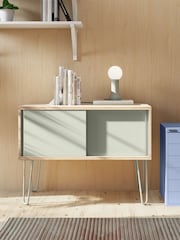 Bisley Green MultiSideboard With Sliding Door - Image 1 of 3