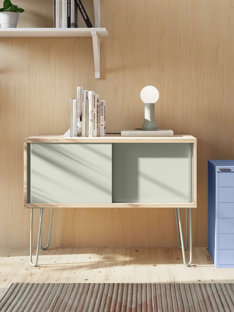Bisley Green MultiSideboard With Sliding Door - Image 1 of 3