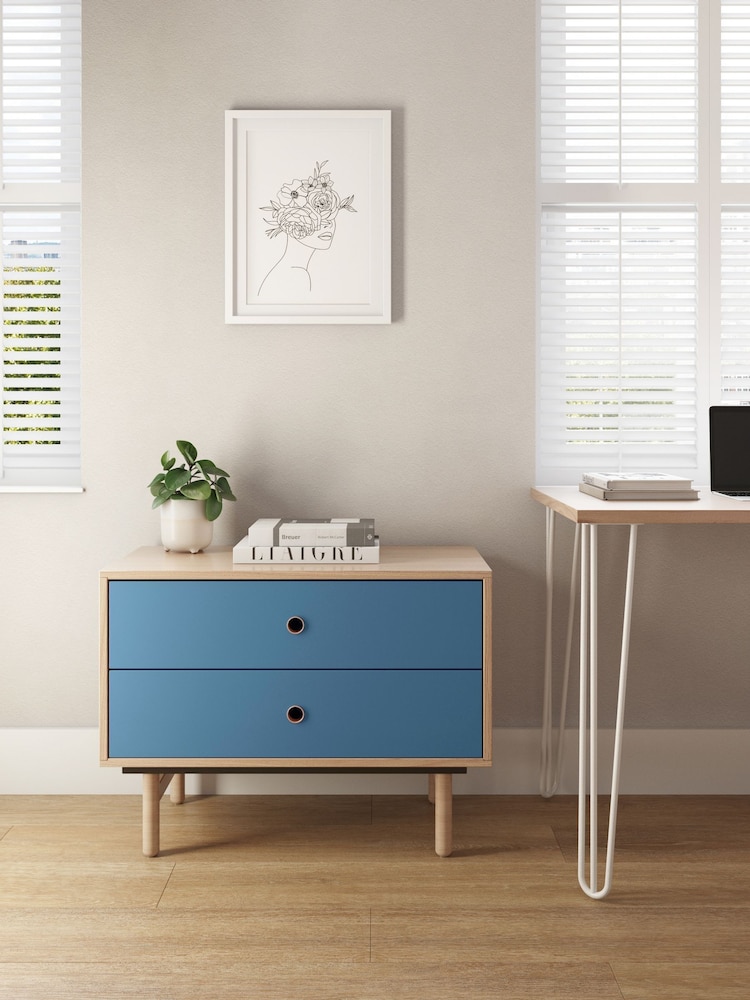 Bisley Blue Bridge Small Sideboard - Image 1 of 3