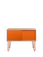Bisley Orange MultiSideboard With Sliding Door - Image 2 of 3