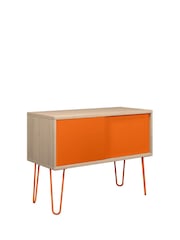 Bisley Orange MultiSideboard With Sliding Door - Image 3 of 3