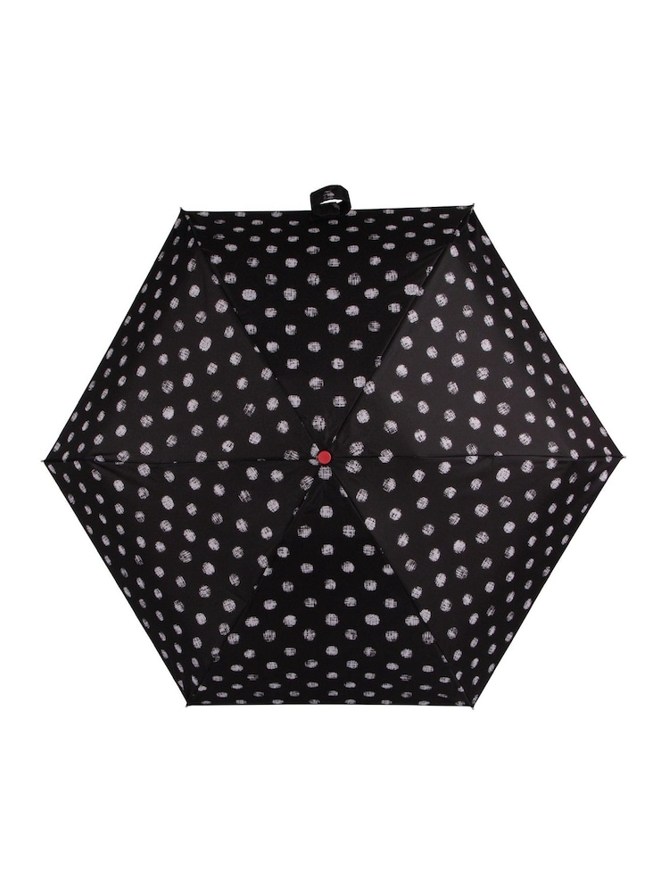 Totes Black Compact Round Eco-Brella Umbrella - Image 3 of 4