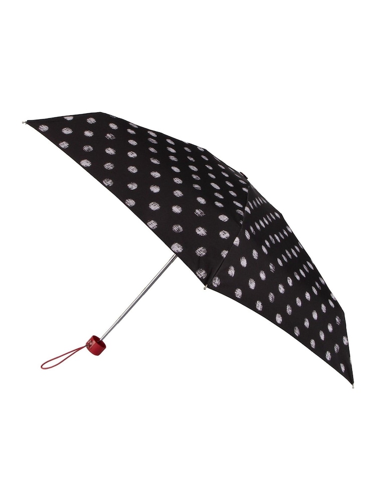 Totes Black Compact Round Eco-Brella Umbrella - Image 4 of 4 Totes Black Compact Round Eco-Brella Umbrella - Image 4 of 4