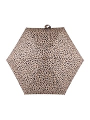 Totes Brown Compact Flat Eco-Brella Umbrella - Image 3 of 5