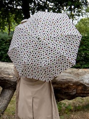 Totes Cream X-tra Strong Auto Open/Close Eco-Brella Umbrella - Image 1 of 5