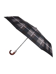 Totes Grey X-tra Strong Automatic Eco-Brella Crook Handle Umbrella - Image 1 of 4