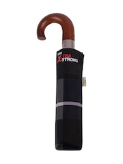 Totes Grey X-tra Strong Automatic Eco-Brella Crook Handle Umbrella - Image 2 of 4