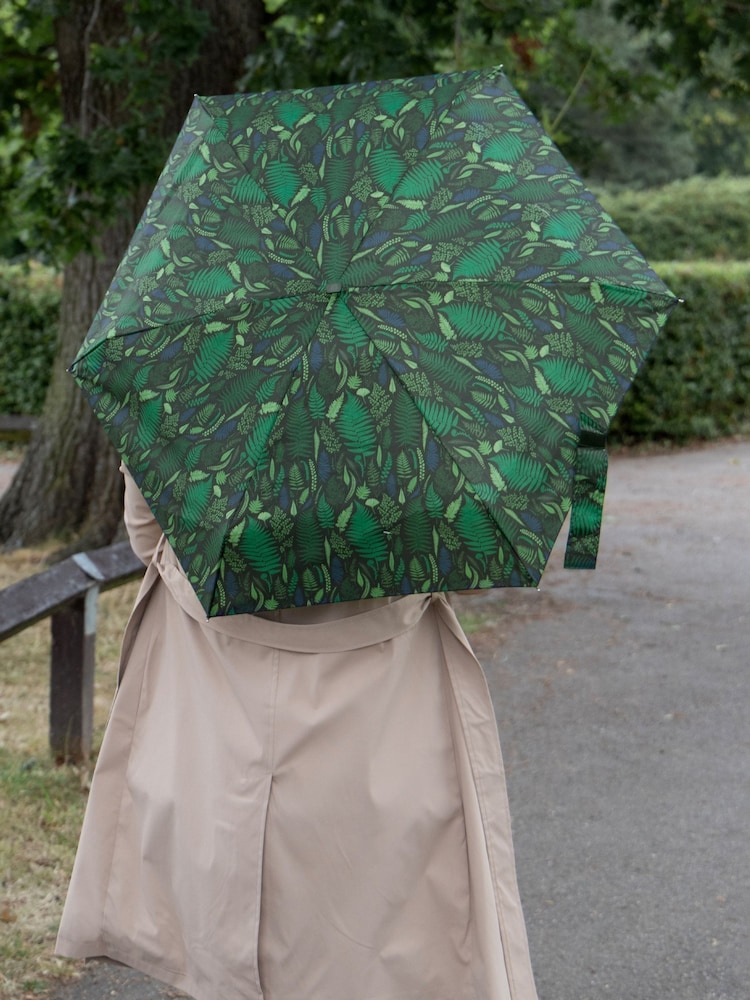 Totes Green Compact Flat Eco-Brella Umbrella - Image 1 of 5