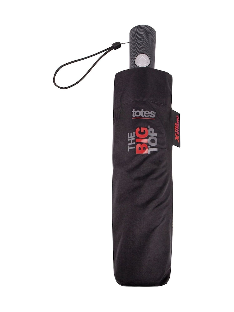 Totes Black X-tra Strong Automatic Big Top Eco-Brella Umbrella - Image 2 of 4