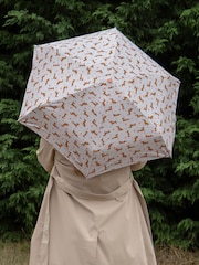 Totes Grey Compact Round Eco-Brella Umbrella - Image 1 of 5