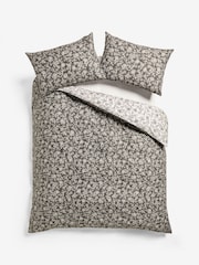 100% Cotton Floral Reversible Duvet Cover and Pillowcase Set - Изображение 8 из 8
