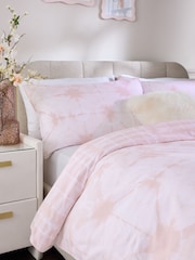 100% Cotton Tie Dye Reversible Duvet Cover and Pillowcase Set - Изображение 2 из 4