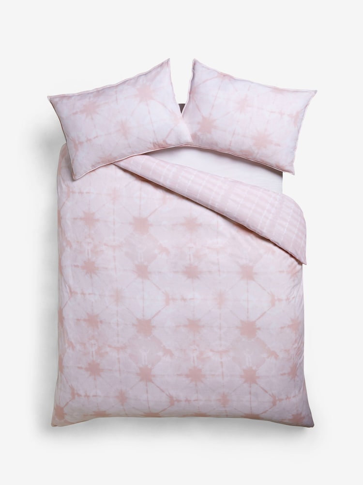100% Cotton Tie Dye Reversible Duvet Cover and Pillowcase Set - Изображение 4 из 4