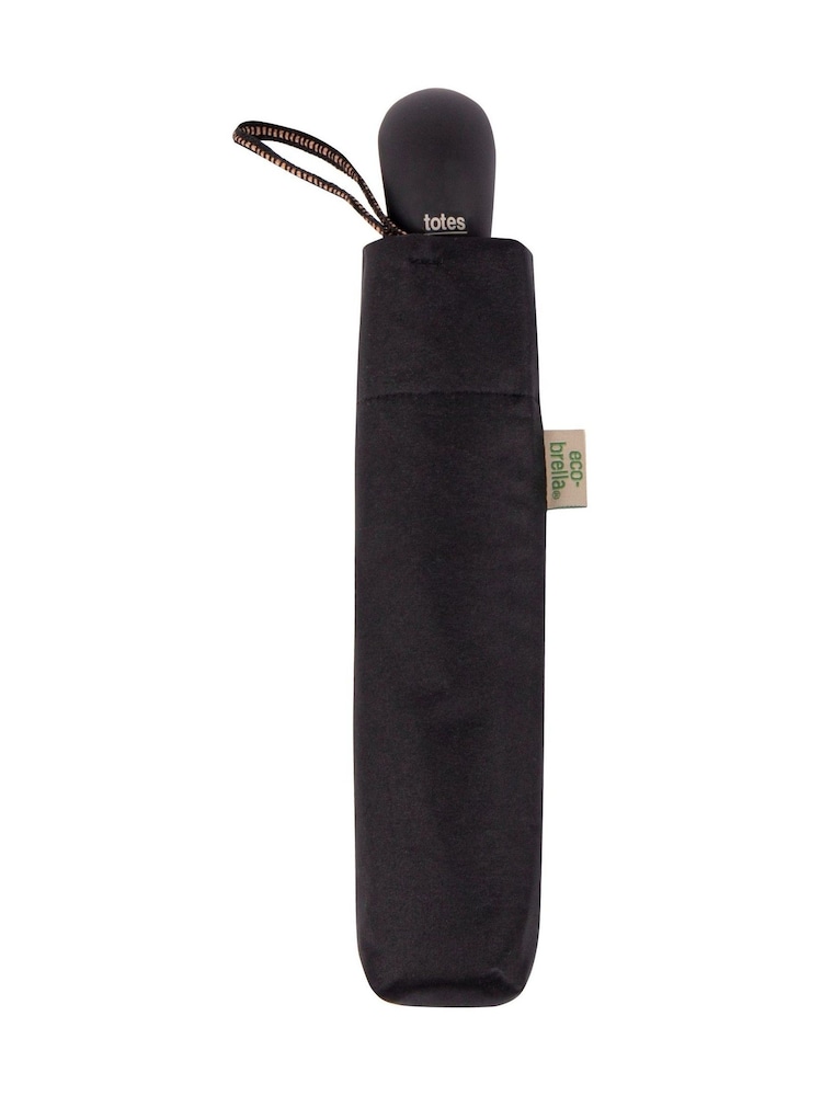 Totes Black Supermini Eco-Brella Gear Stick Umbrella - Image 2 of 4