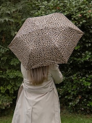 Totes Brown Supermini Eco-Brella Umbrella - Image 1 of 5