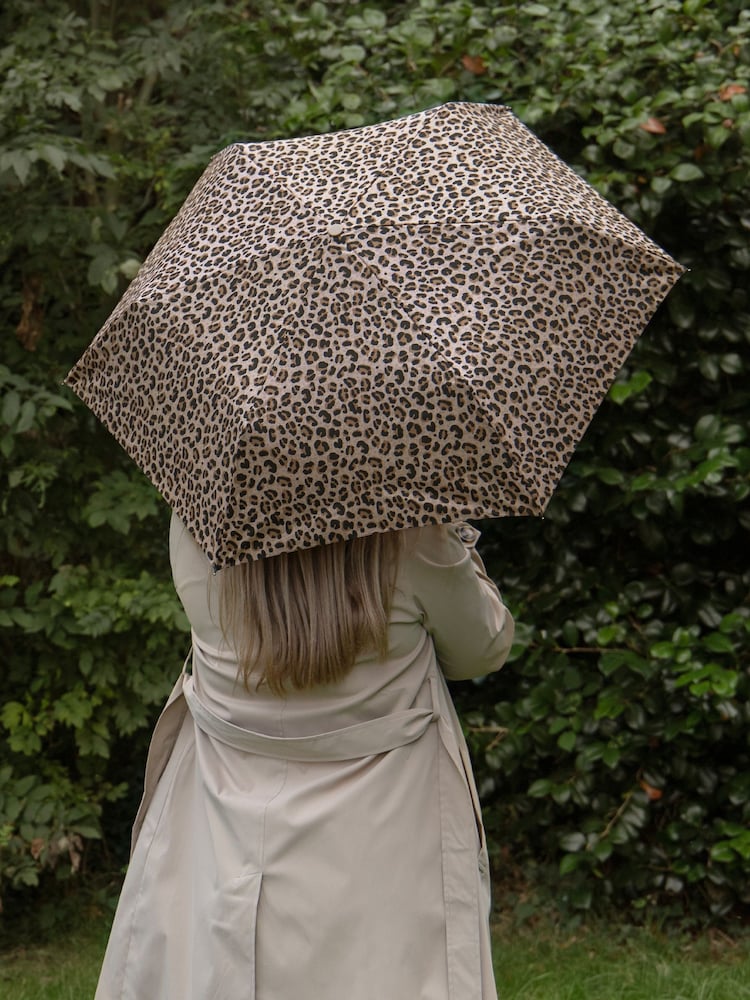 Totes Brown Supermini Eco-Brella Umbrella - Image 1 of 5