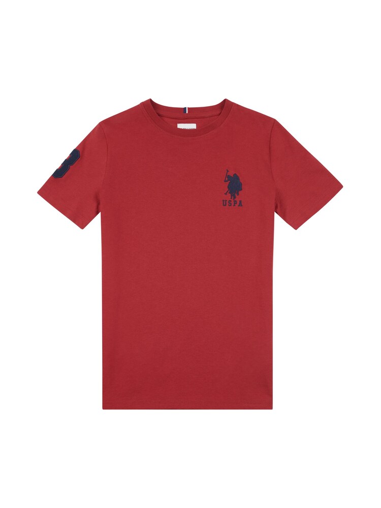 U.S. Polo Assn. Red Boys Player 100% Cotton 3 T-Shirt - Image 5 of 8