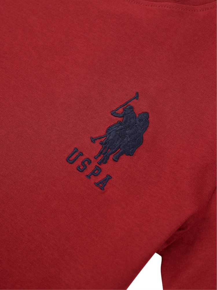 U.S. Polo Assn. Red Boys Player 100% Cotton 3 T-Shirt - Image 8 of 8