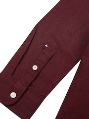 U.S. Polo Assn. Burgundy Red Peached Boys Oxford 100% Cotton Shirt - Image 9 of 9