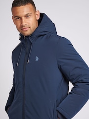 U.S. Polo Assn. Mens Blue Smart Padded Jacket - Image 2 of 6