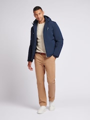 U.S. Polo Assn. Mens Blue Smart Padded Jacket - Image 3 of 6