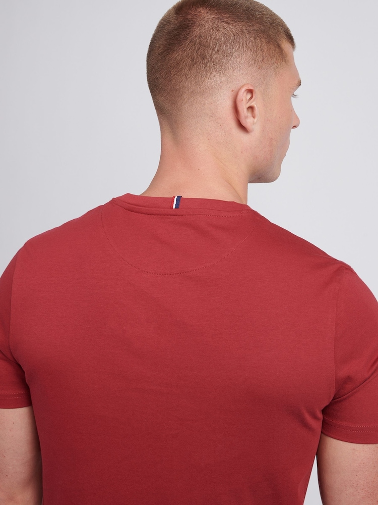 U.S. Polo Assn. Red Regular Fit Mens 100% Cotton Player 3 T-Shirt - Image 5 of 10